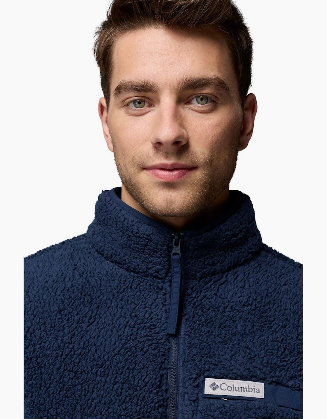 Rugged Ridge High Pile Full Zip Men's Blue Fleece Jacket