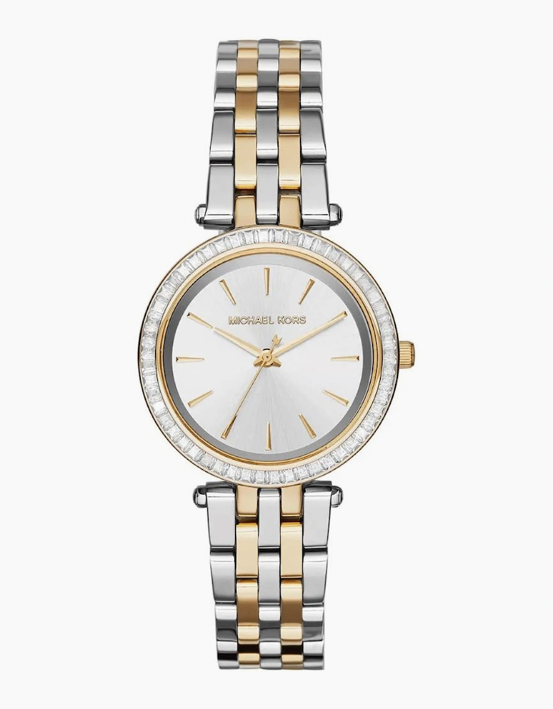 Michael Kors Women's White/Silver Mk3405 Darci Watch