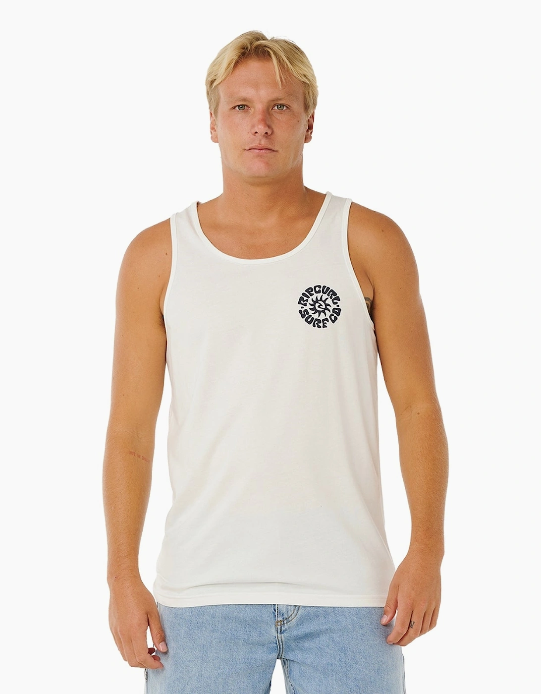 Rip Curl Mens Pacific Rinse Tank Graphic Vest, 2 of 1