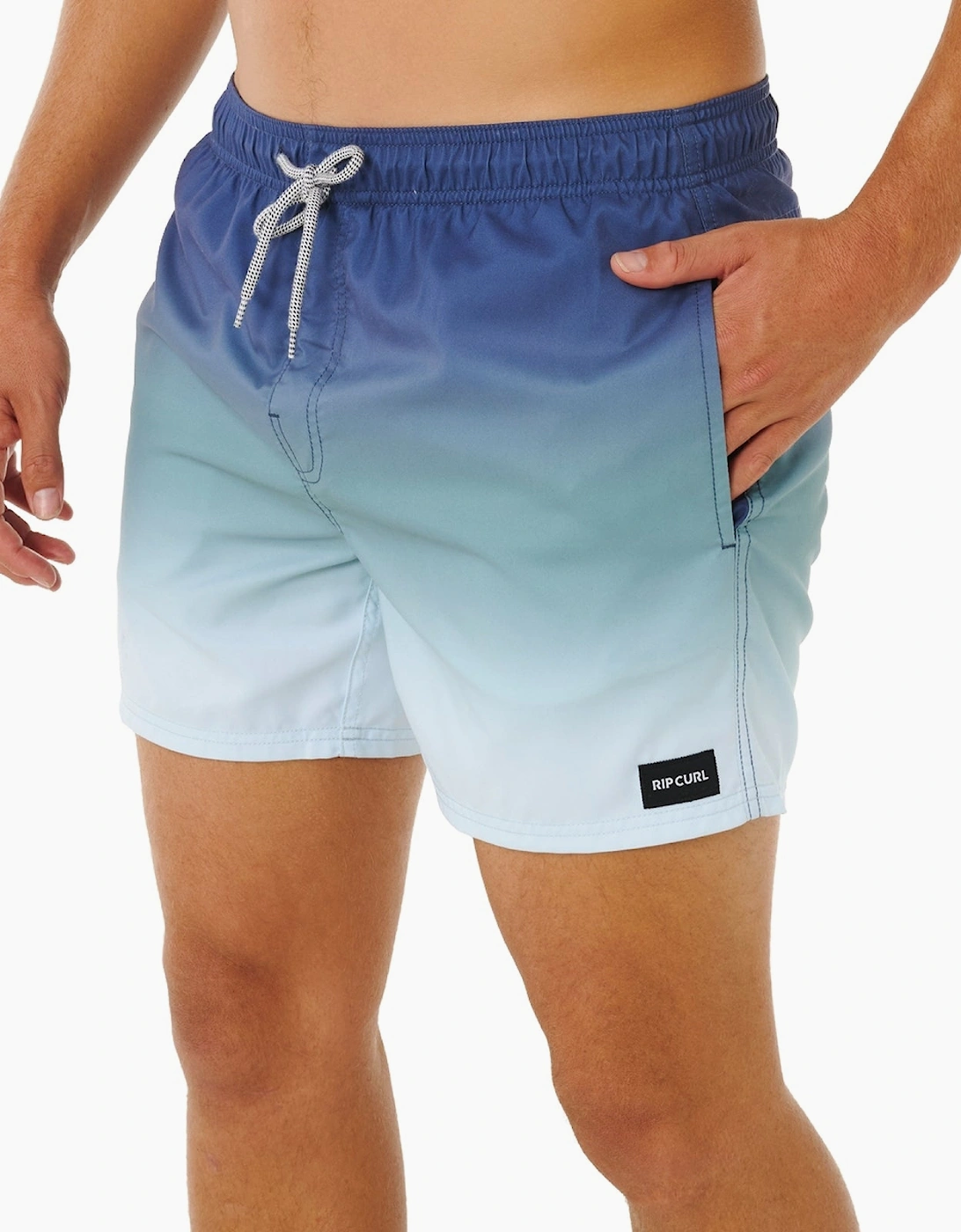 Ripcurl Men's Blue Rip Curl Offset Fade Volley Boardshorts  33/32/32 M