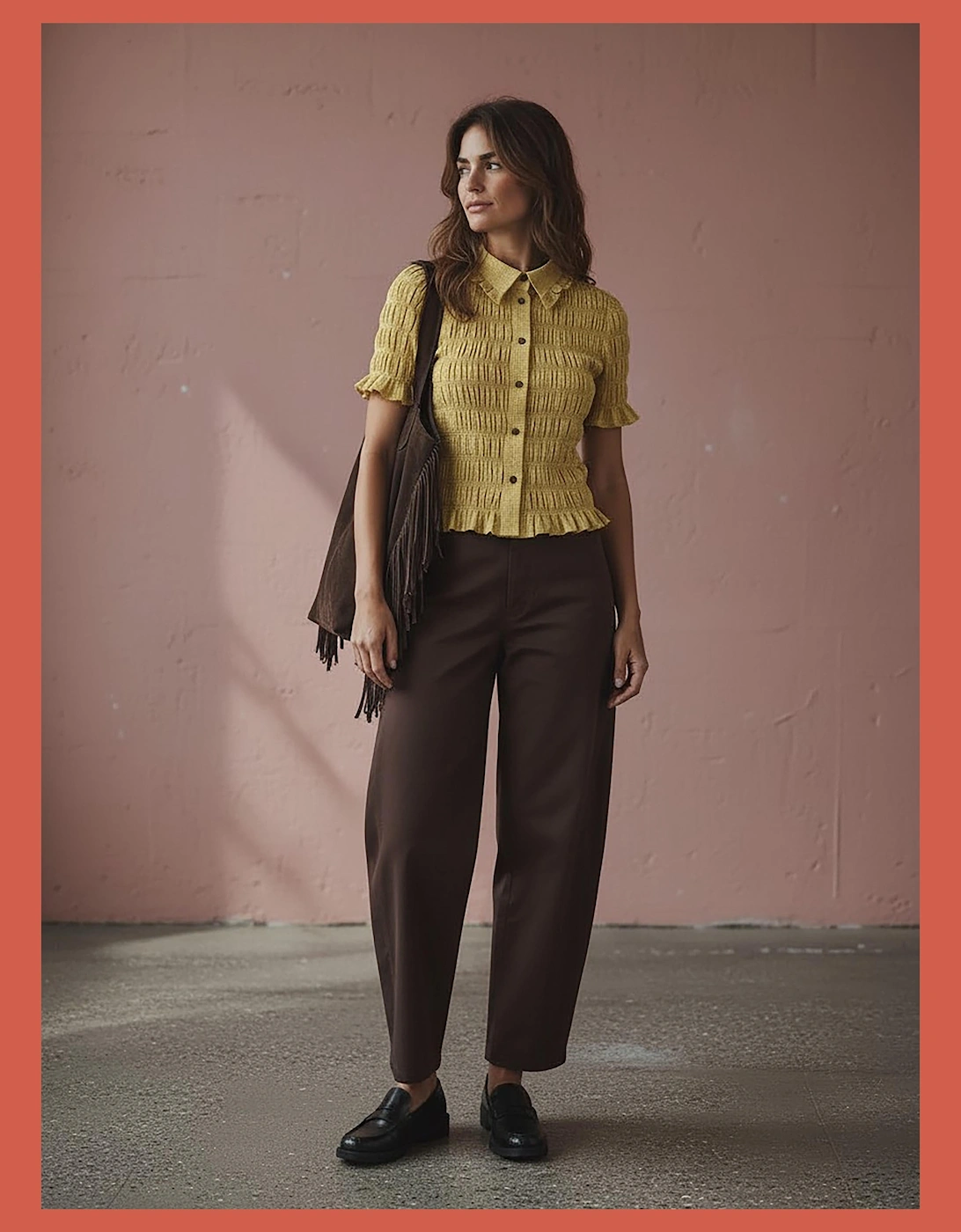 Vancouver Soft Suede Tote - Chocolate