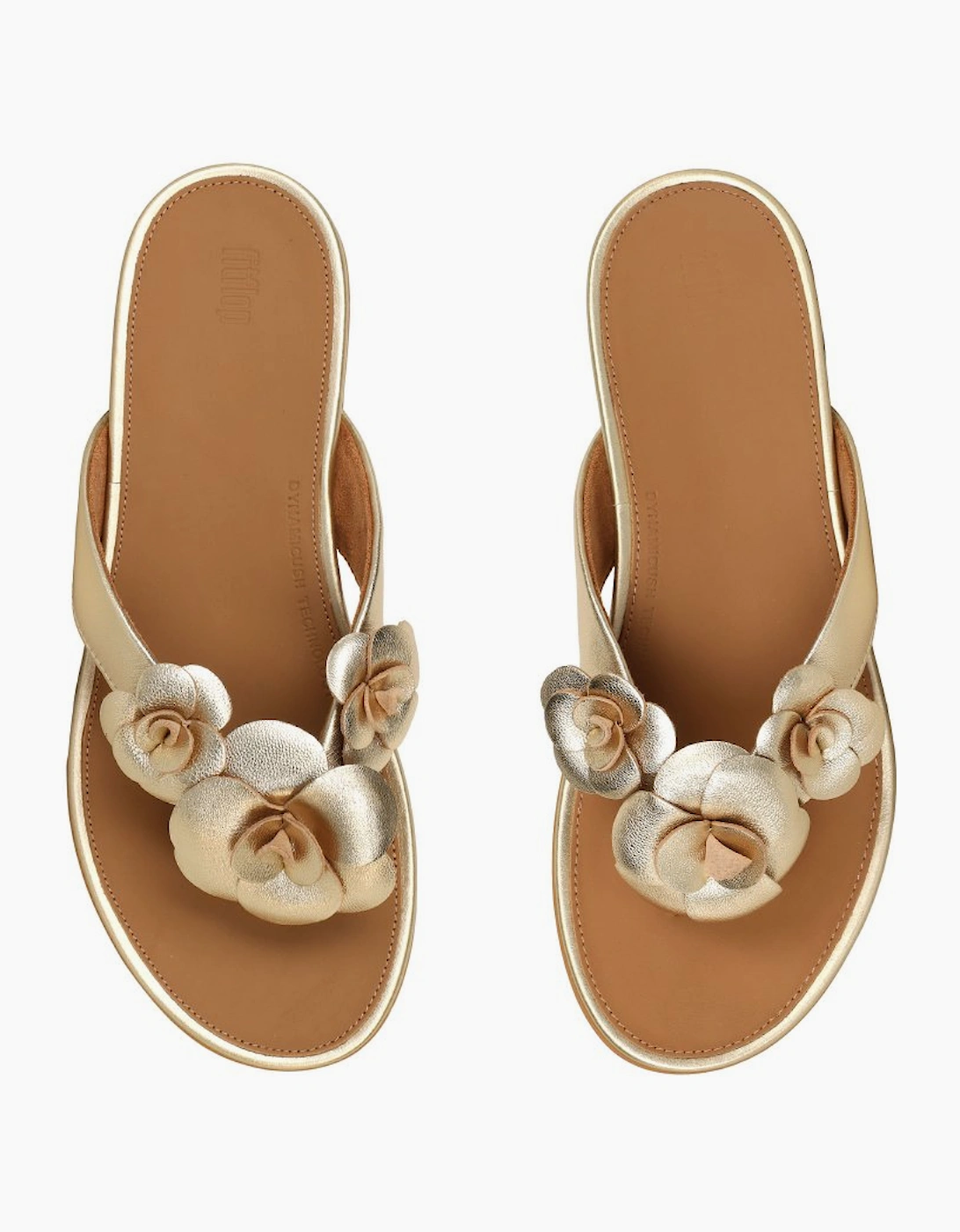 Gracie Flower Womens Toe Post Sandals