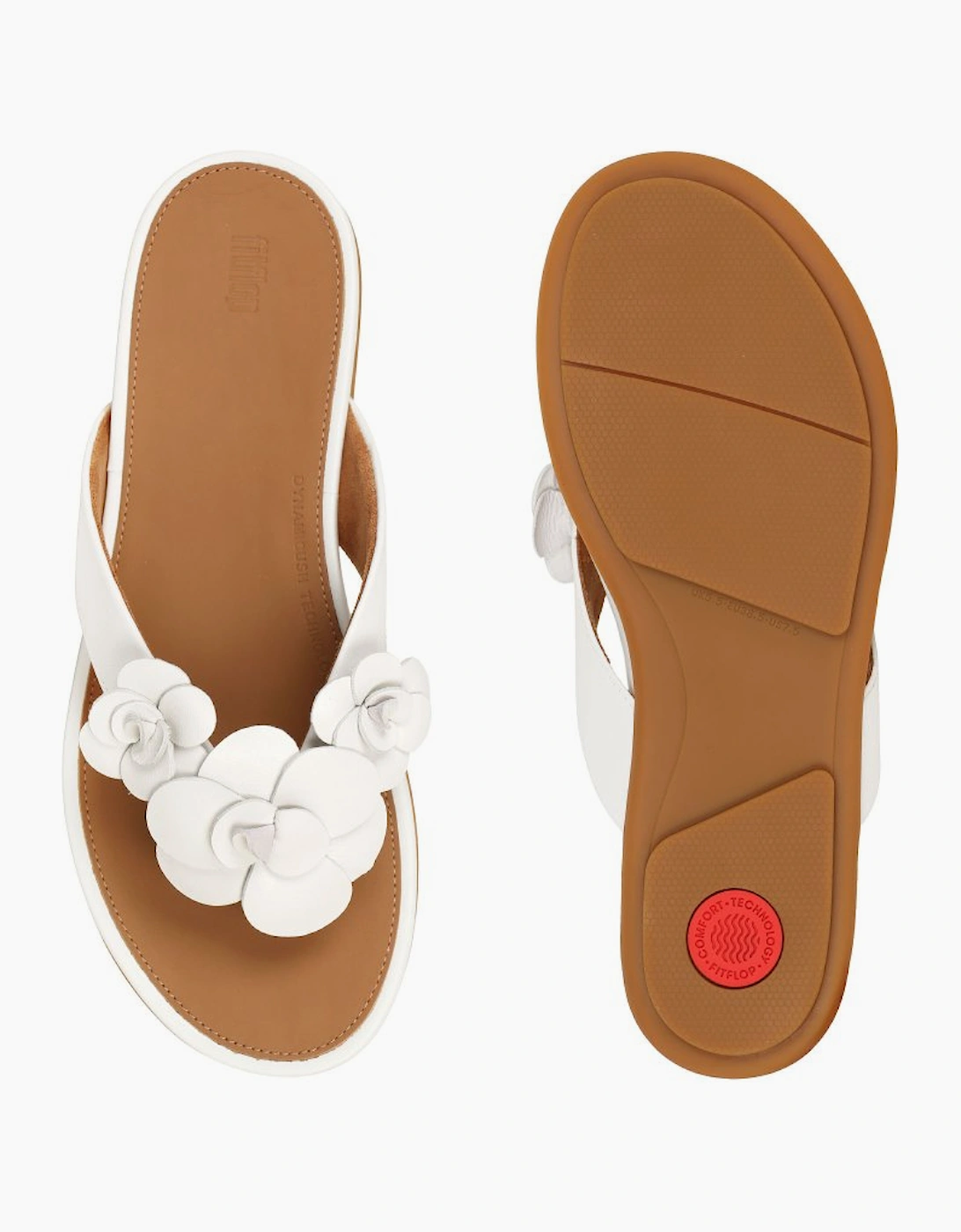 Gracie Flower Womens Toe Post Sandals
