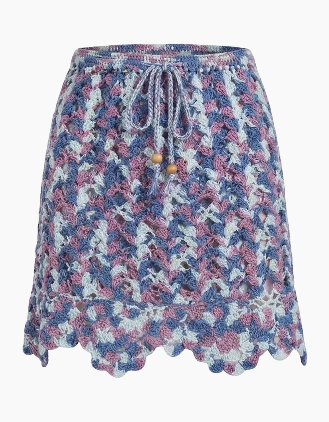 Solara Crochet Mini Skirt