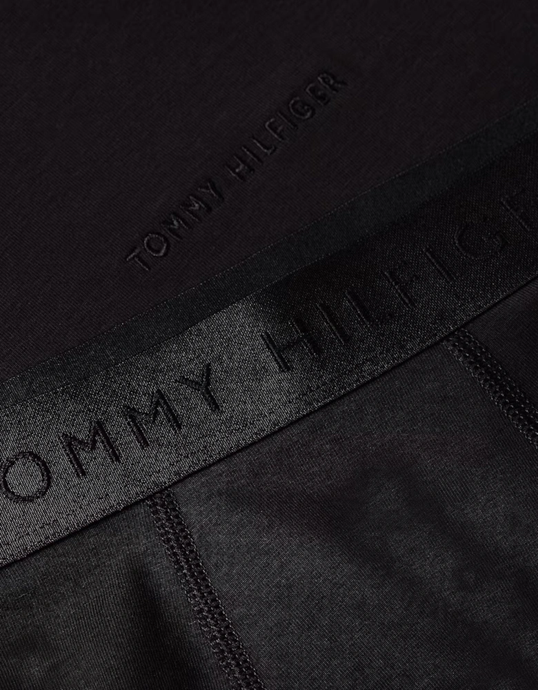 Tommy Hilfiger Mens Boxer Briefs & T-Shirt Black