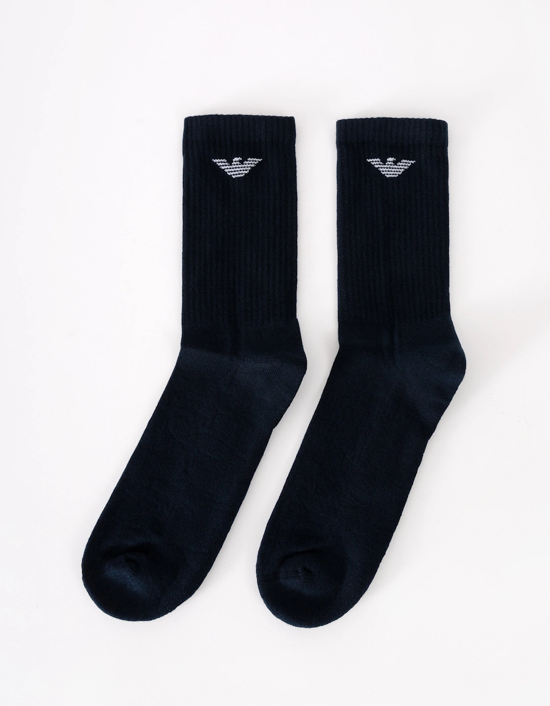 3-Pack Mens Eagle Logo Socks - Blue/Blue/Blue, 5 of 4