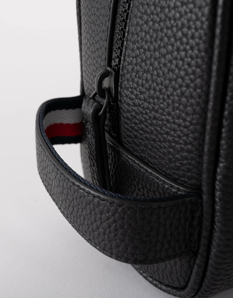 Essential PU Mens Washbag - Black