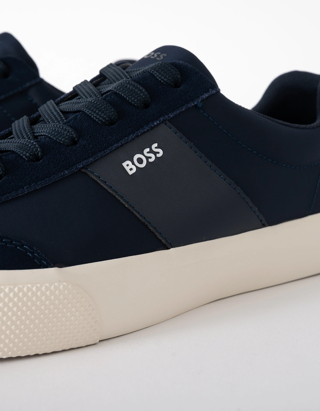 BOSS Orange Aiden_Tenn_sdnypu Mens Trainers 50563847 - Dark Blue 401