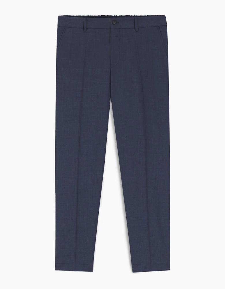 P Perin Tapered Trousers Navy