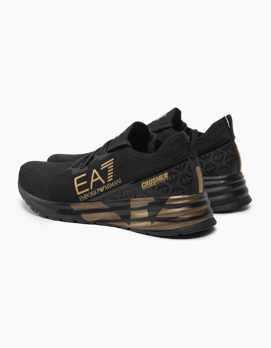 Crusher Black/Gold Sneaker Trainer