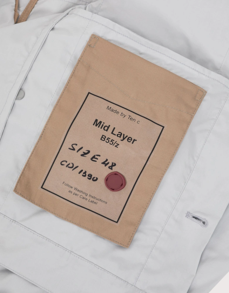 Piece Dyed Mid Layer Overshirt