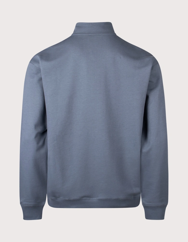 Relaxed Fit Essential Quarter Zip Sweatshirt