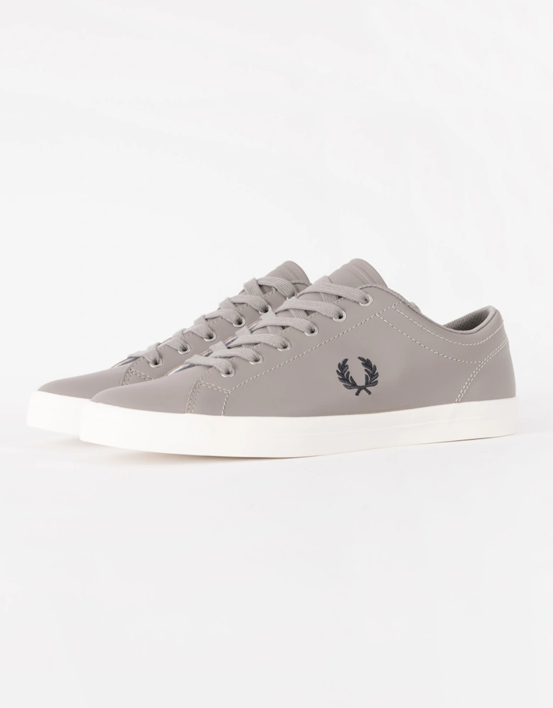 Mens Baseline Leather Trainers - Cloudburst 119