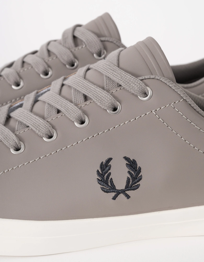 Mens Baseline Leather Trainers - Cloudburst 119