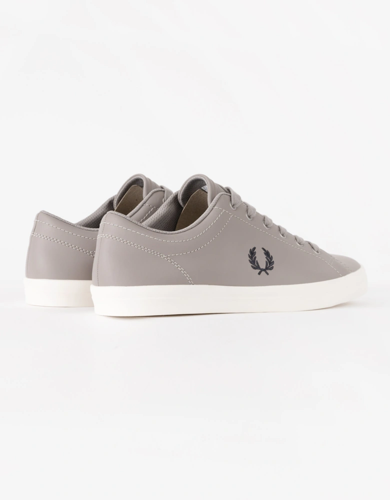 Mens Baseline Leather Trainers - Cloudburst 119
