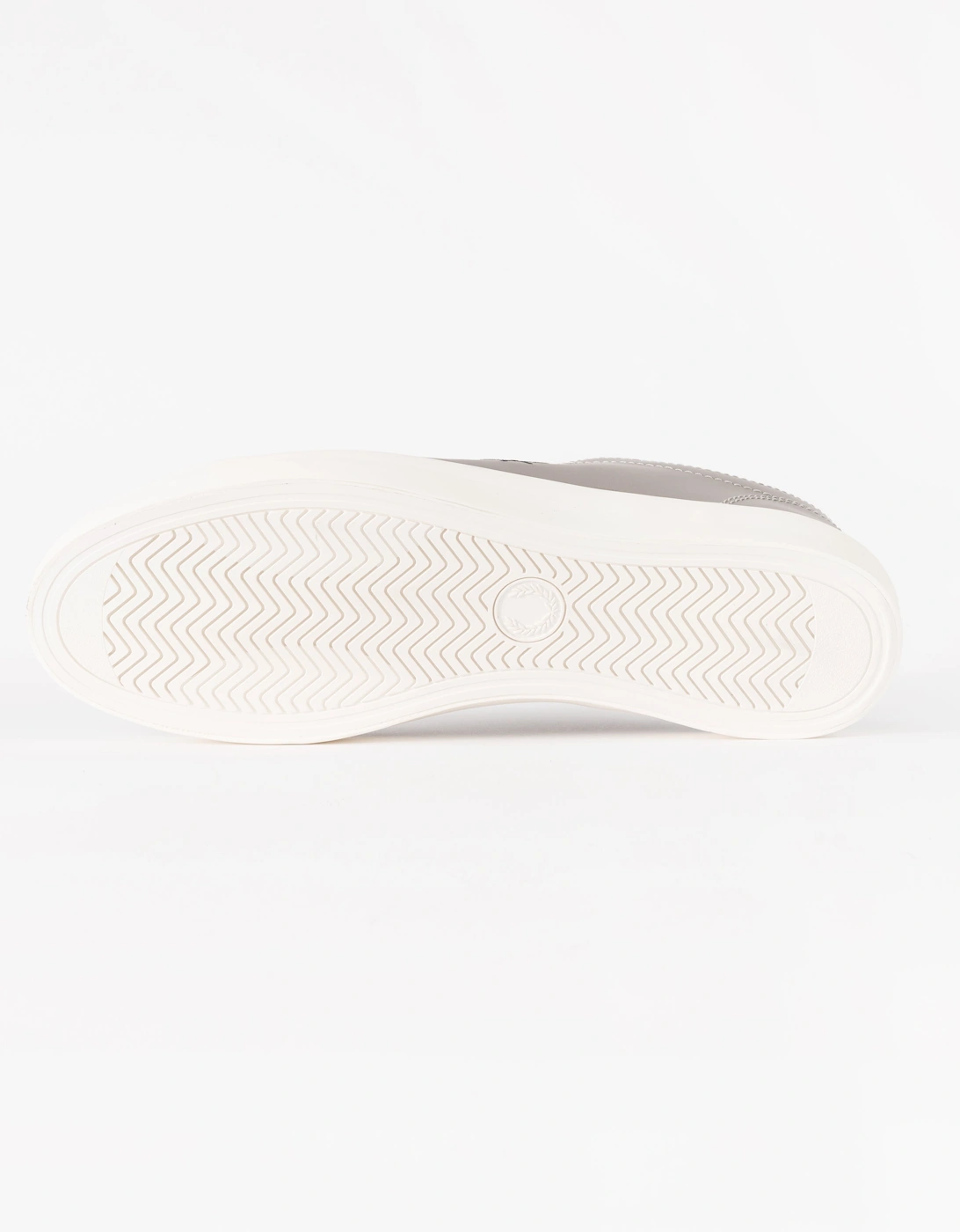 Mens Baseline Leather Trainers - Cloudburst 119