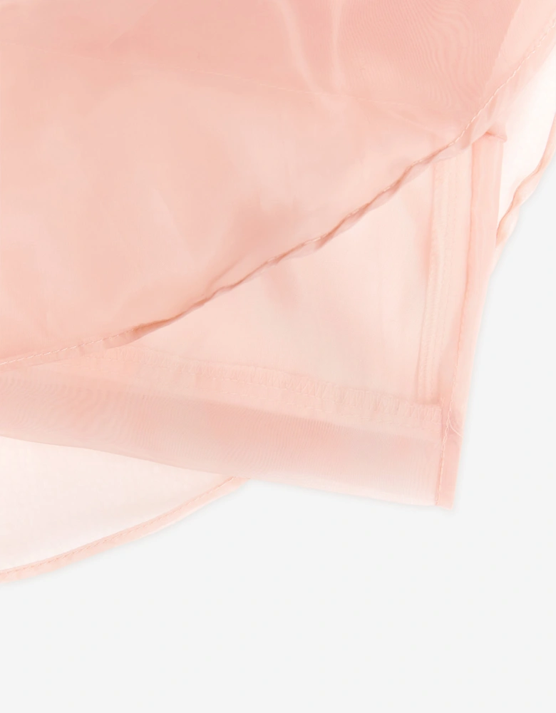 BCBGMAXAZRIA Girls Tiered Organza Skirt in Pink