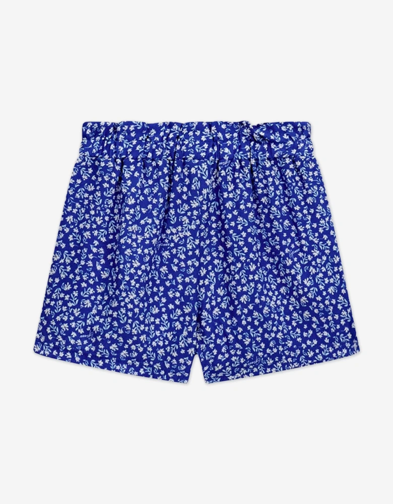 Girls T-Shirt and Shorts Set in Blue