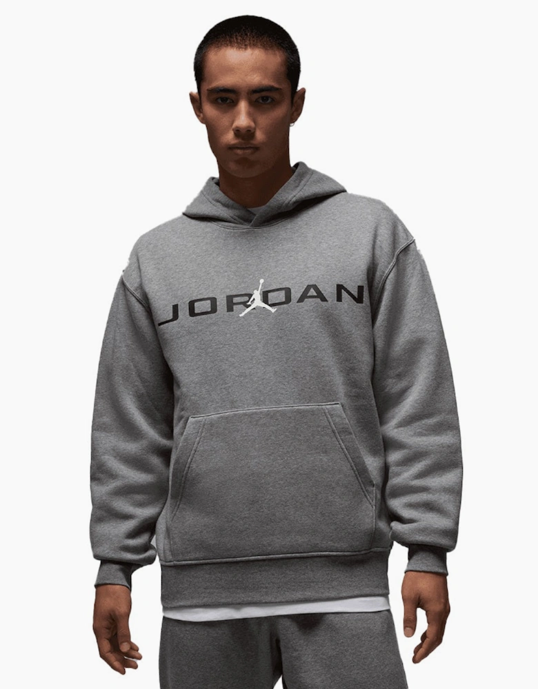 Jordan Classic Overhead Hoodie Charcoal