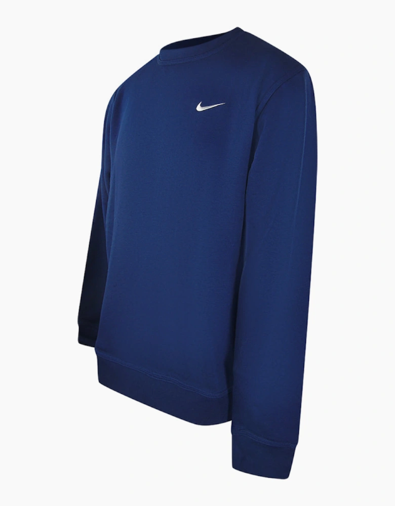 Small Swoosh Navy Blue Sweatshirt