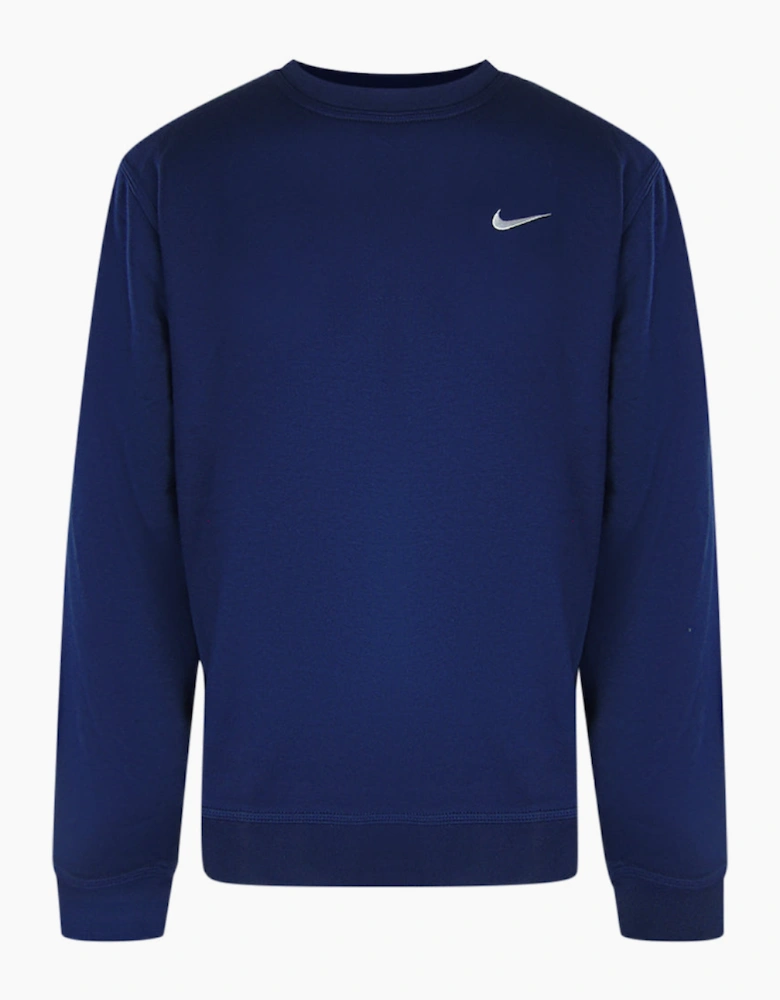 Small Swoosh Navy Blue Sweatshirt