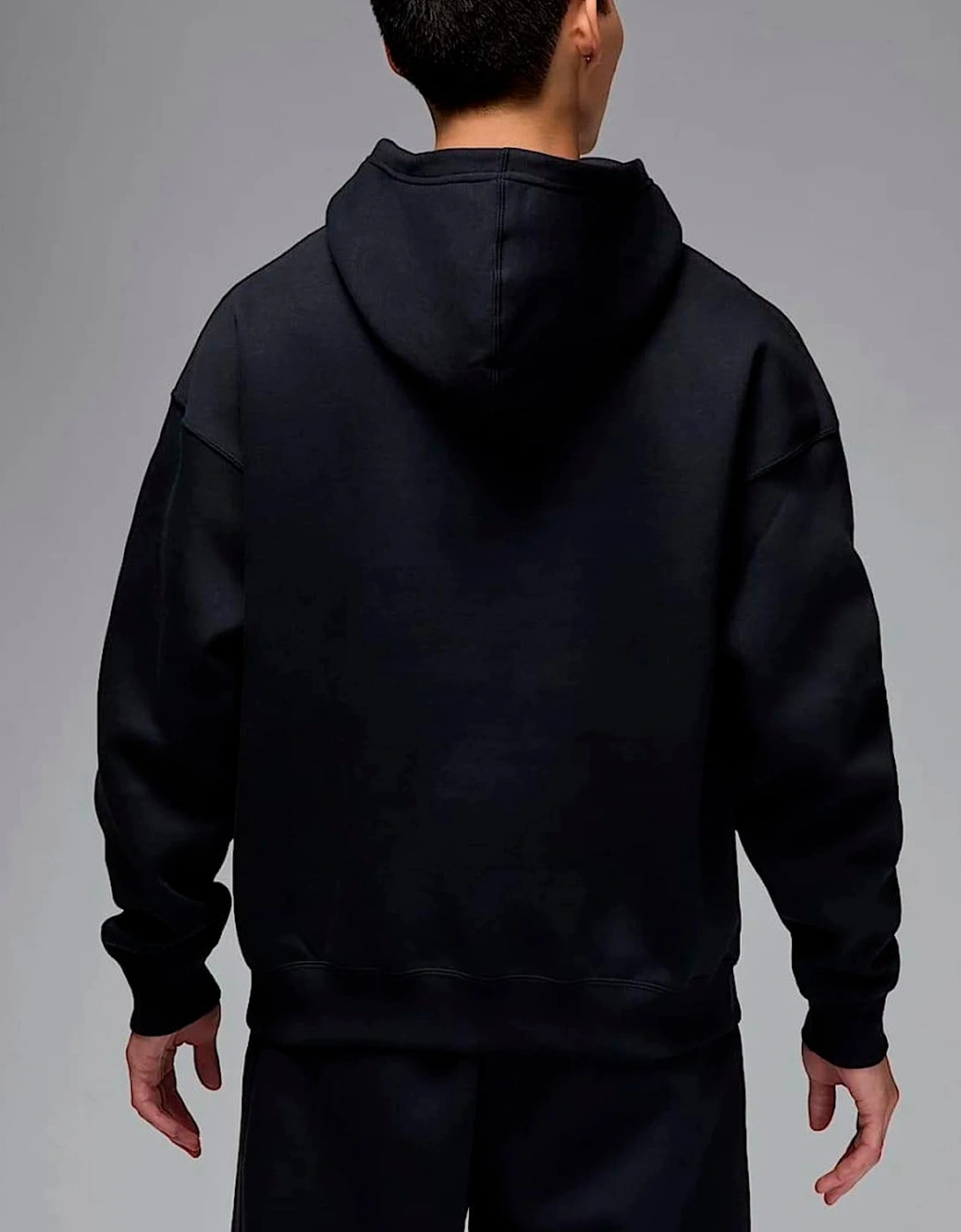 Jordan Brooklyn Small Logo Hoodie Black