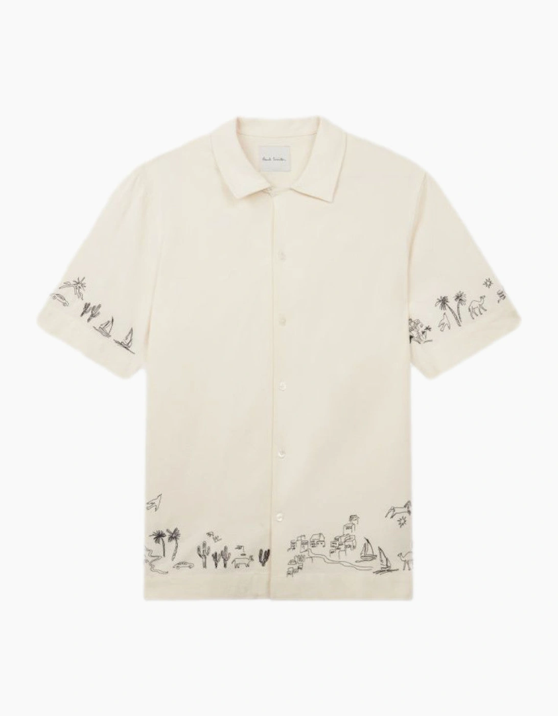 SS Shirt with Embroidery  04 Ivory, 4 of 3