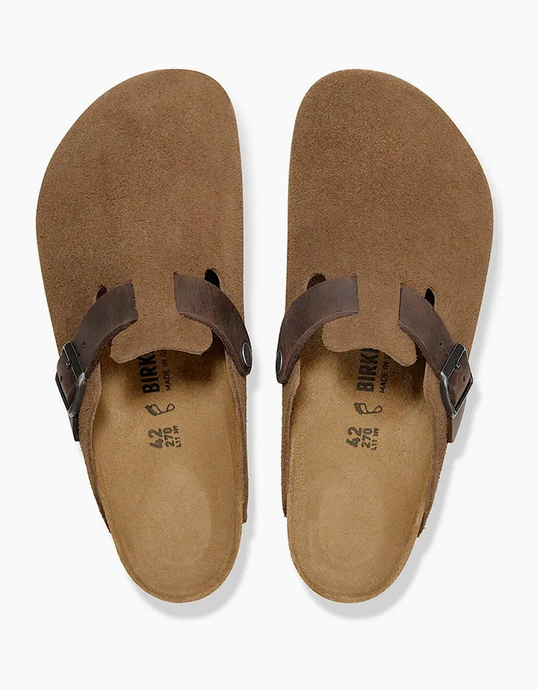 Birkenstock Boston Suede Sandals