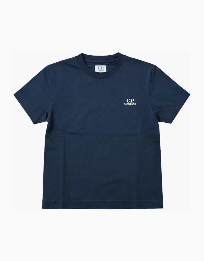C.P. COMPANY BOYS NAVY T SHIRT C8M00L