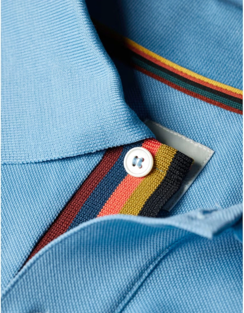 STR Placket Polo Shirt 41 Blue