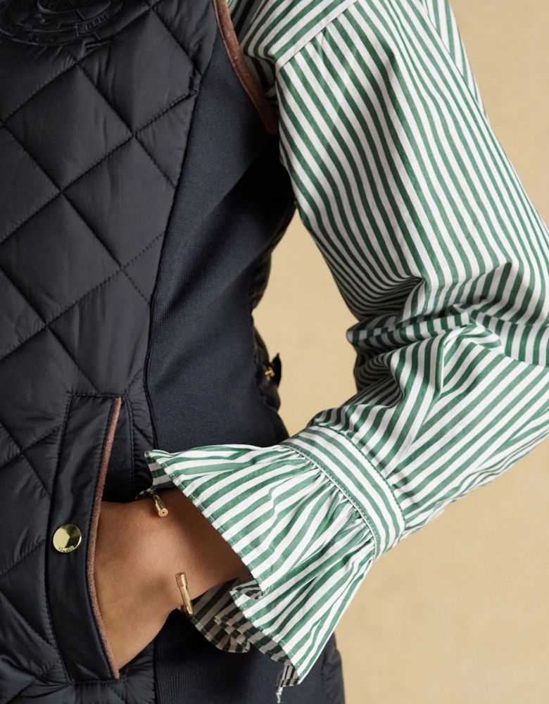 BRAEMAR LUXE GILET Womens Gilets Navy