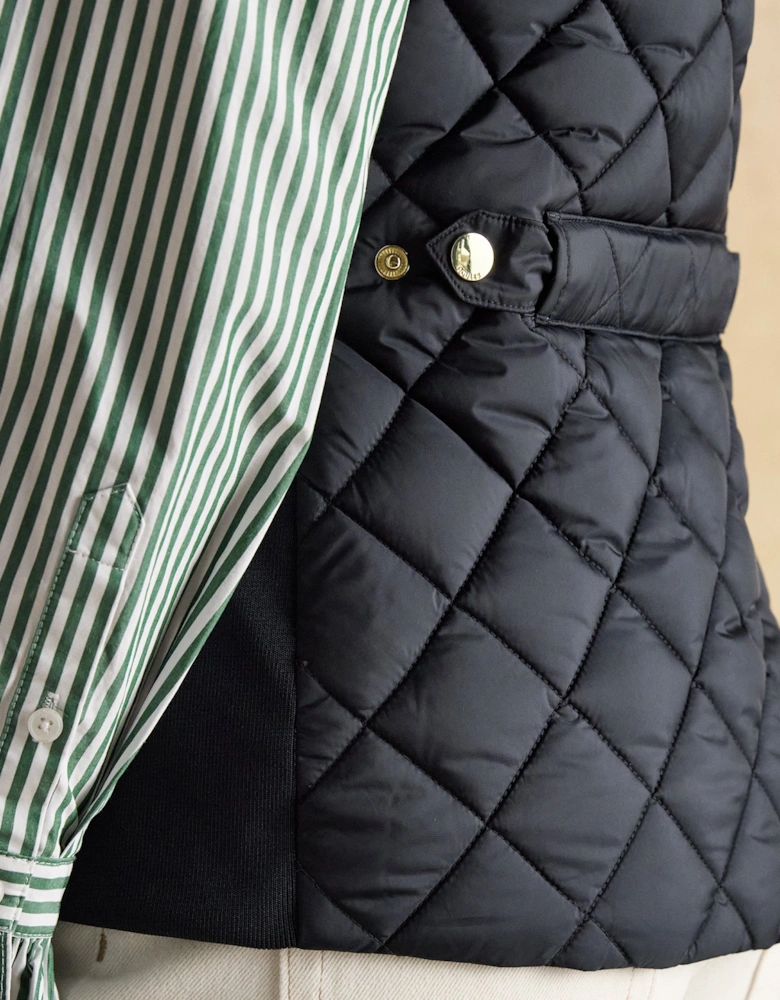 BRAEMAR LUXE GILET Womens Gilets Navy