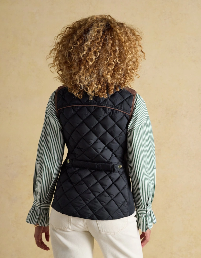 BRAEMAR LUXE GILET Womens Gilets Navy