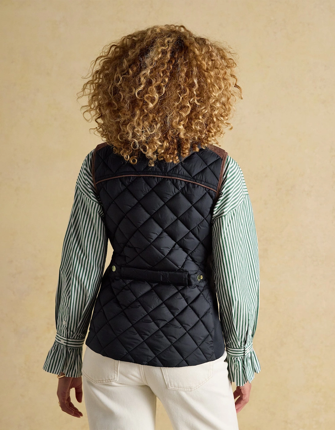 BRAEMAR LUXE GILET Womens Gilets Navy