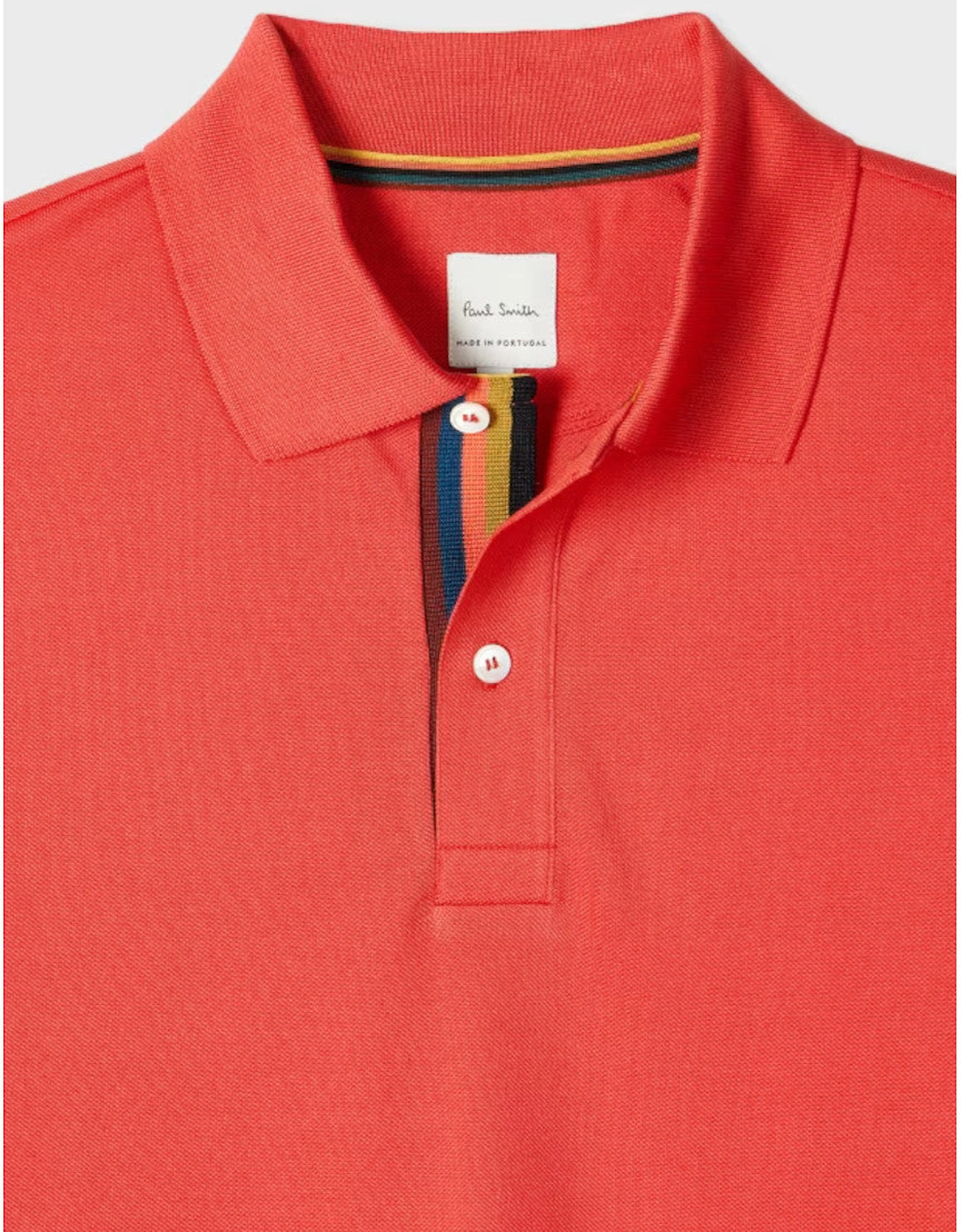 STR Placket Polo Shirt 23 Coral