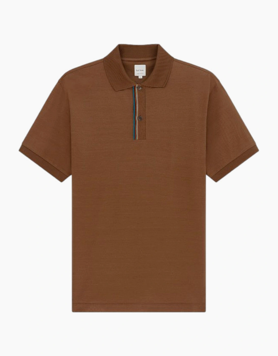 Striped Placket Polo Shirt 65A, 3 of 2