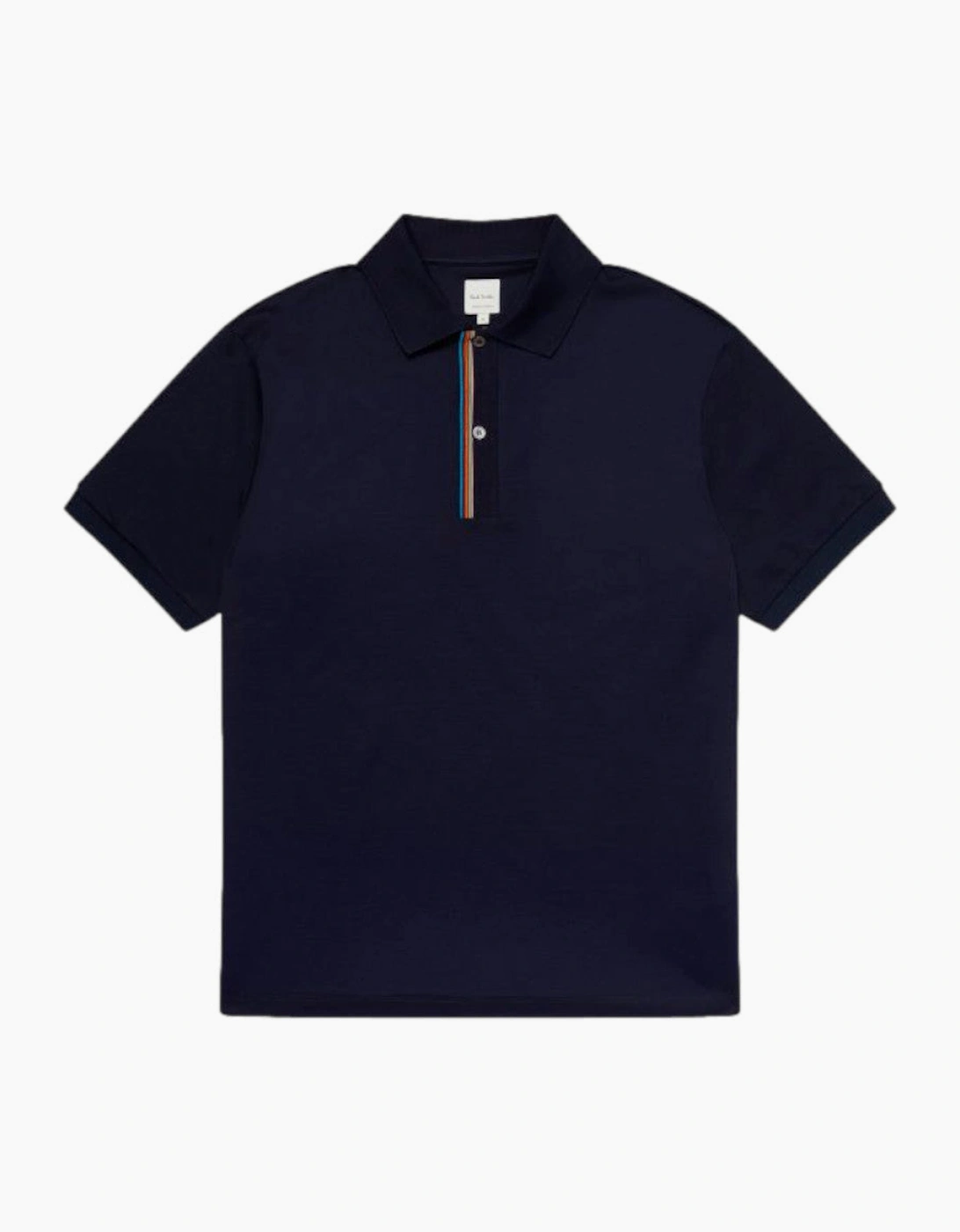 Striped Placket Polo Shirt 49 DK NAVY, 3 of 2