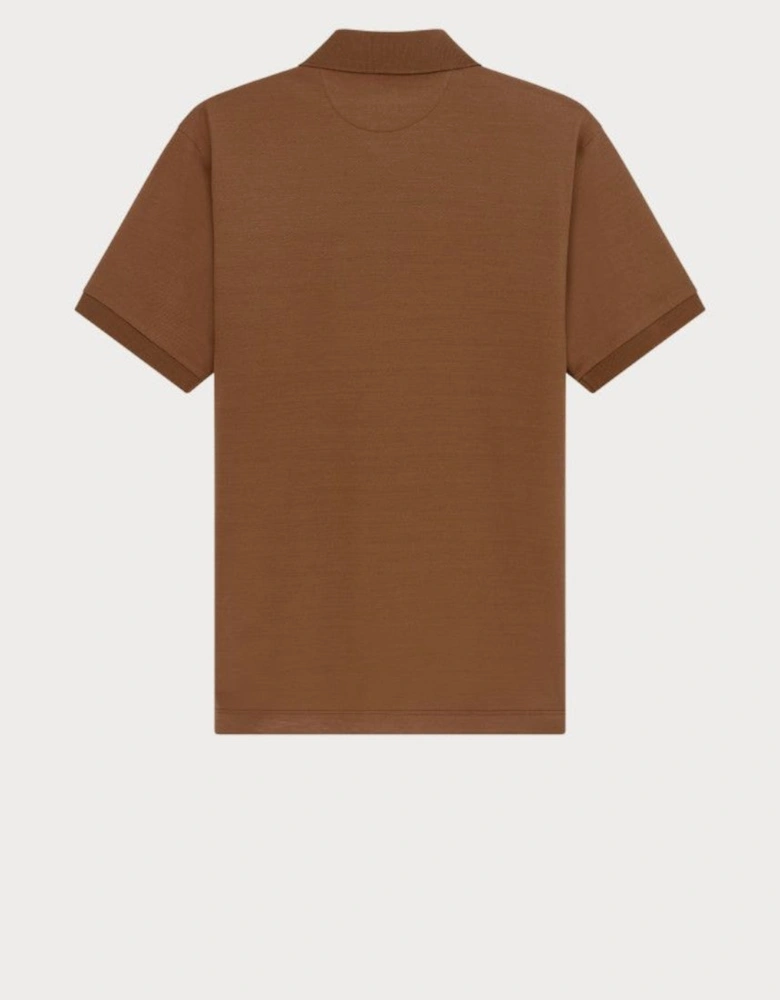 Striped Placket Polo Shirt 65A