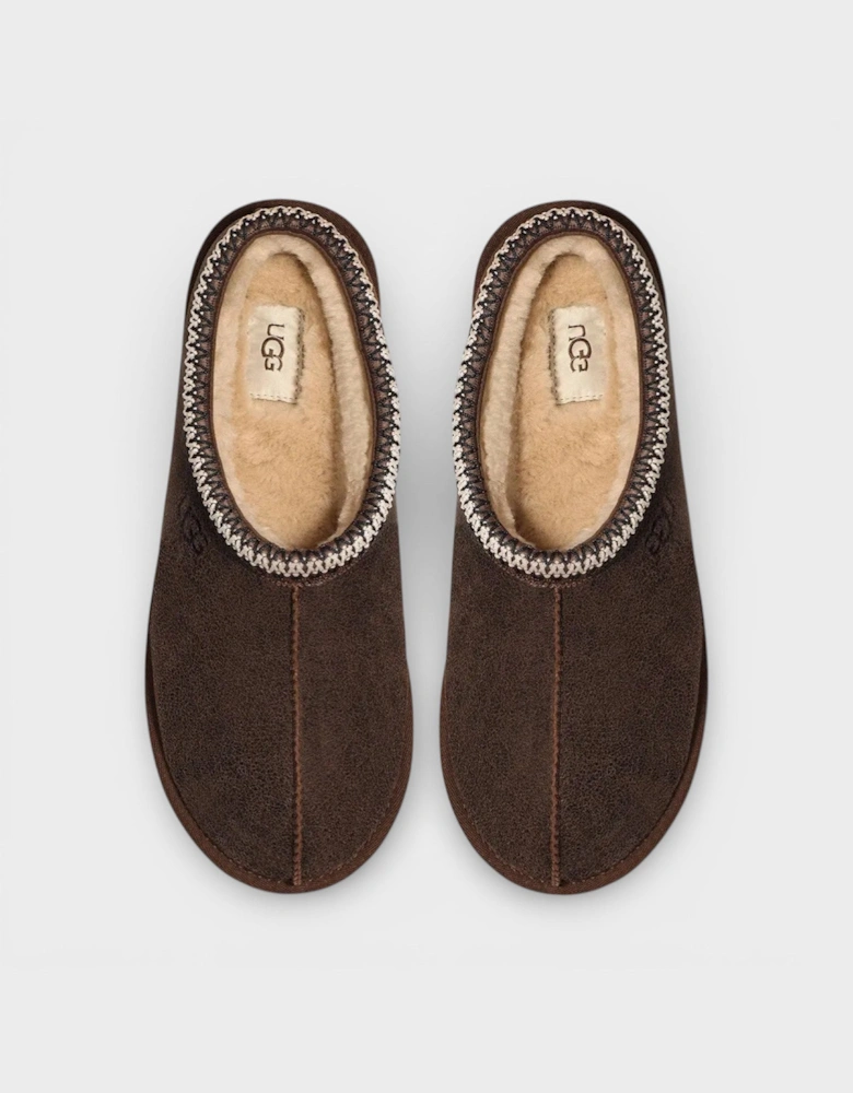 Tasman Distressed Slipper Brown