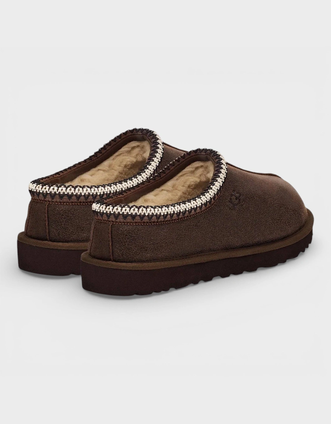 Tasman Distressed Slipper Brown