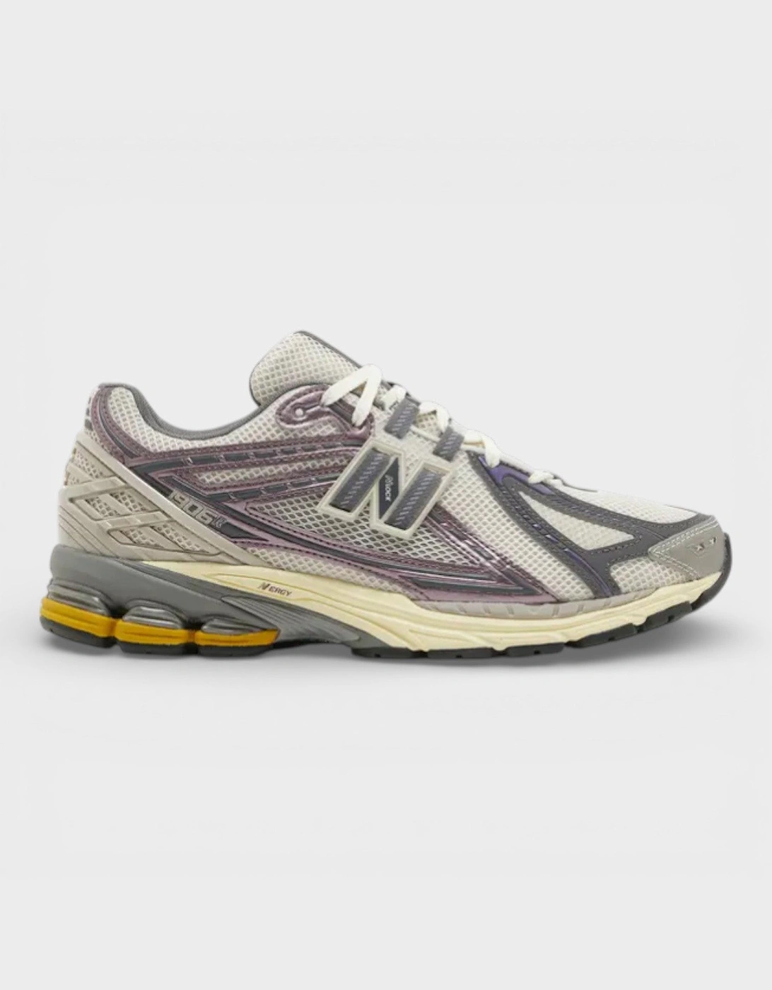 New Balance Men's 1906R Licorice Moonbeam Castlerock - Grey - Size: 8