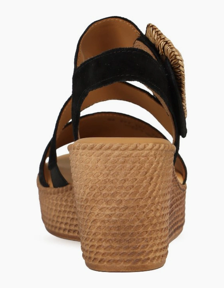 Embrace Womens Wedge Sandal