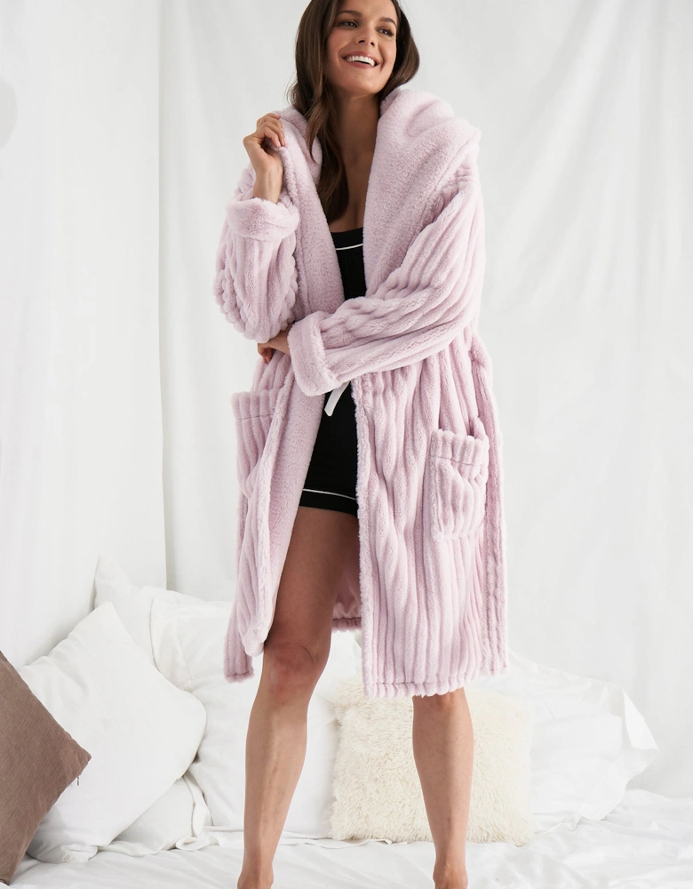 Cloud Dressing Gown in Pink - Wholesale