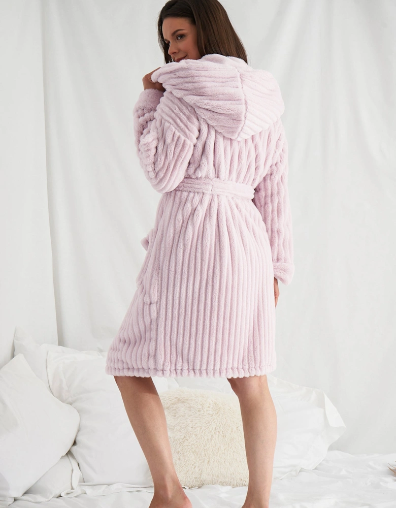 Cloud Dressing Gown in Pink - Wholesale