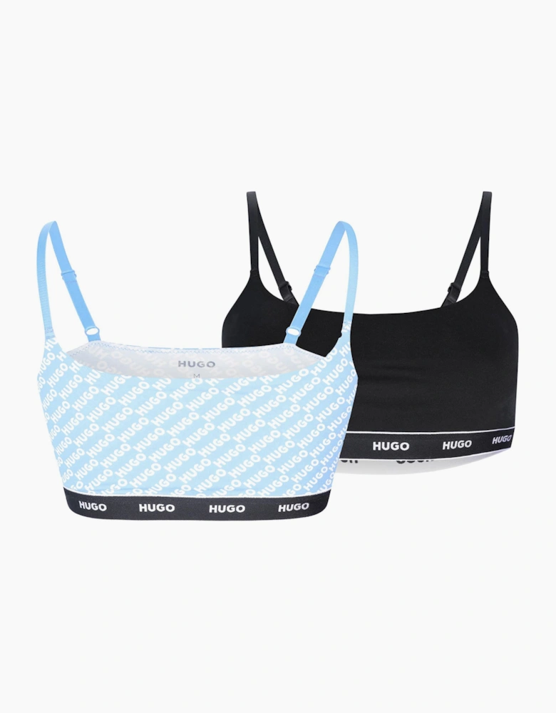 2 Pack of Stretch Cotton Bralettes