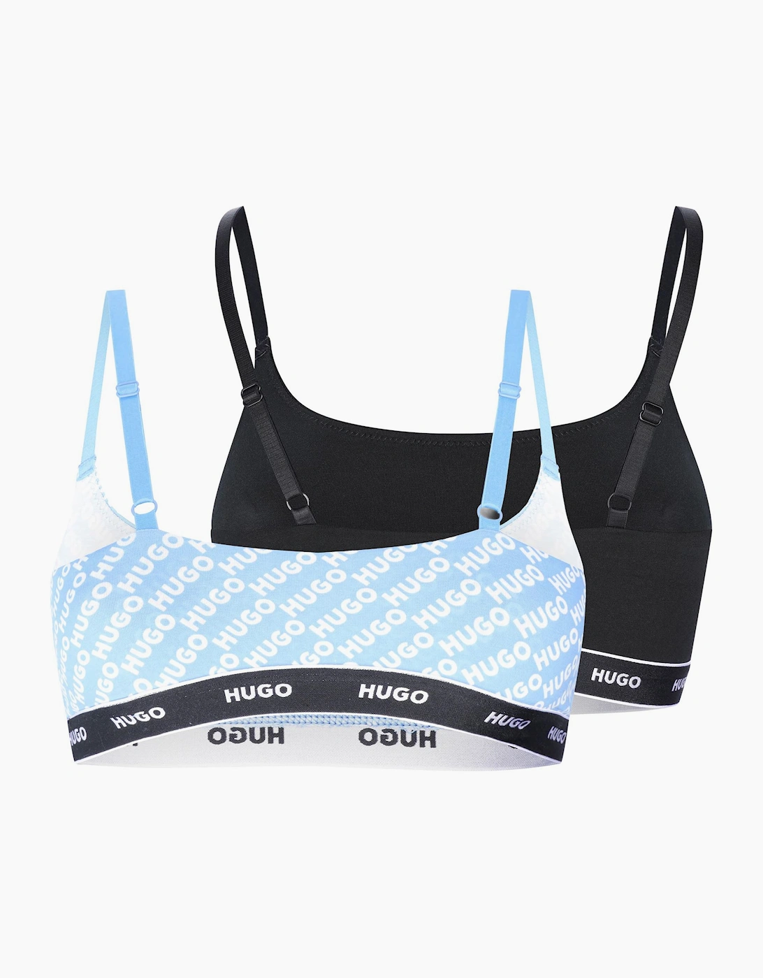 2 Pack of Stretch Cotton Bralettes