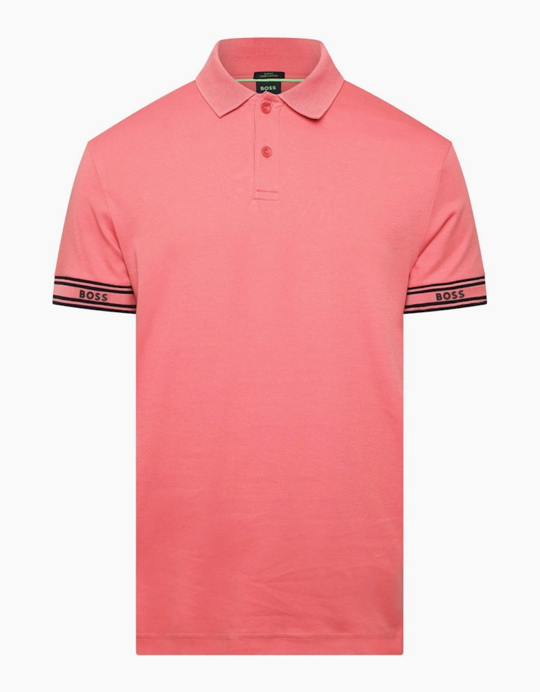 Zone Stripe Cuff Polo Shirt