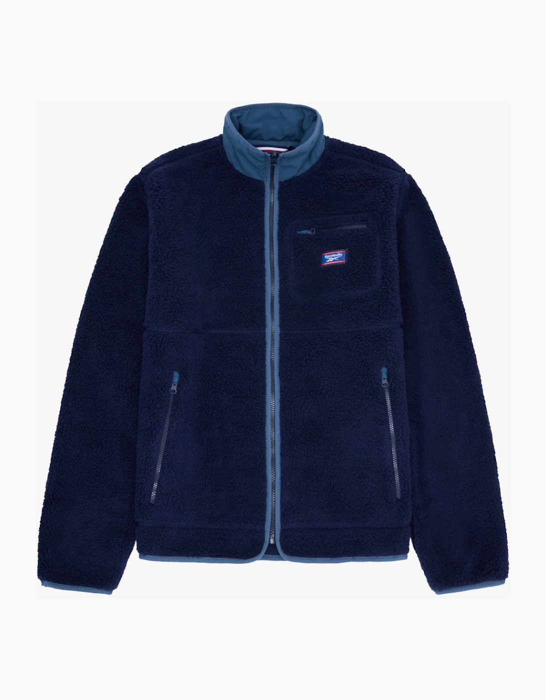 Reebok Men's Navy Rb1522 Sherpa Jacket - Vector - Size: 40/Regular