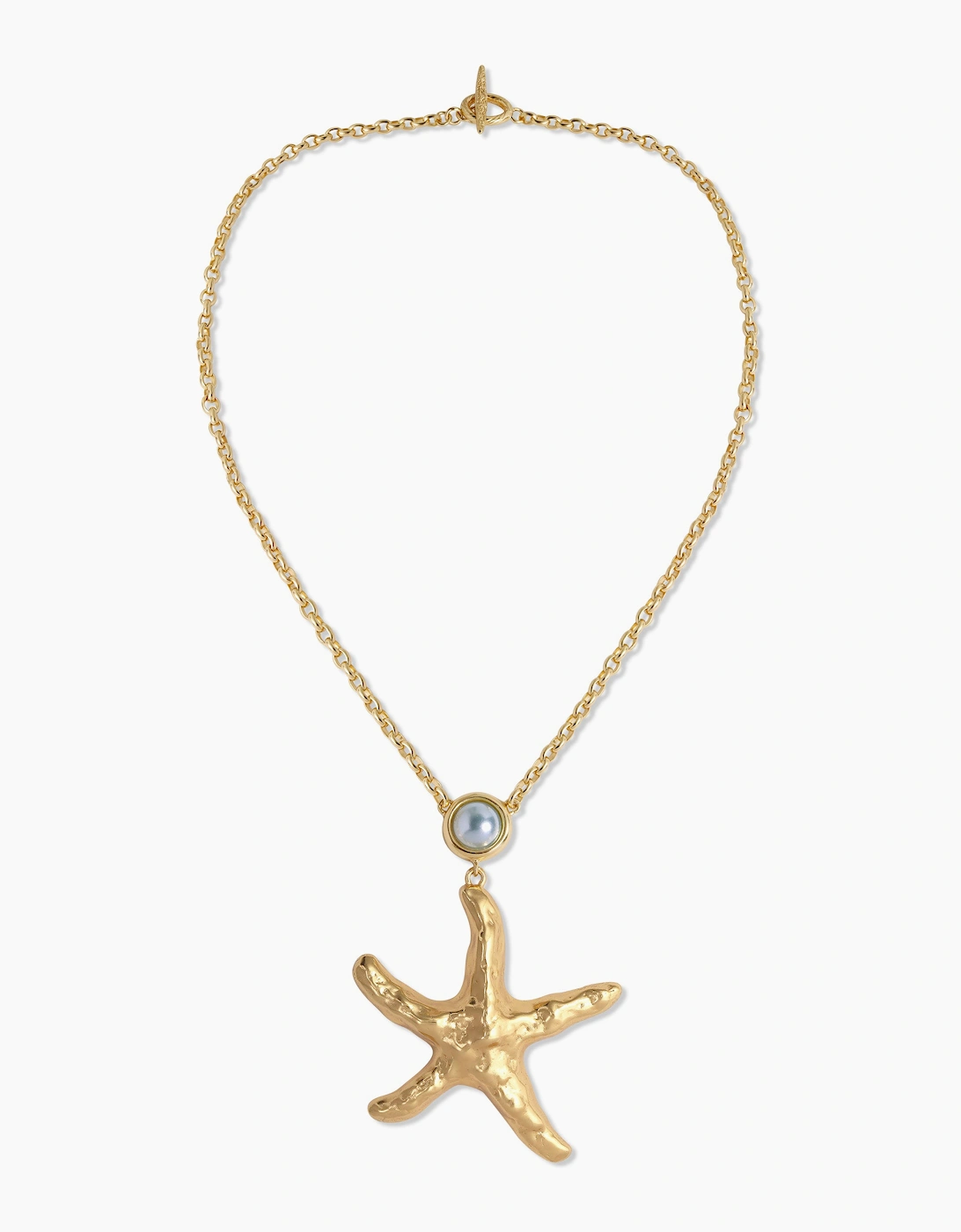 Pearl Drop Starfish Necklace, 2 of 1