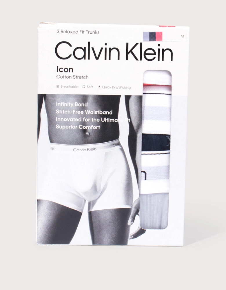 3 Pack Relaxed Fit Trunks